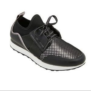 Women's Black A New Day Deena Lace Up Sneakers NWT